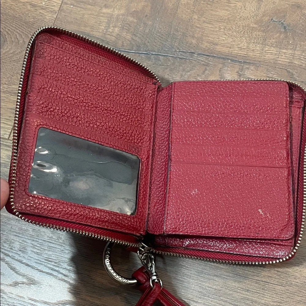 BCBGMaxmaria Leather Wristlet Wallet